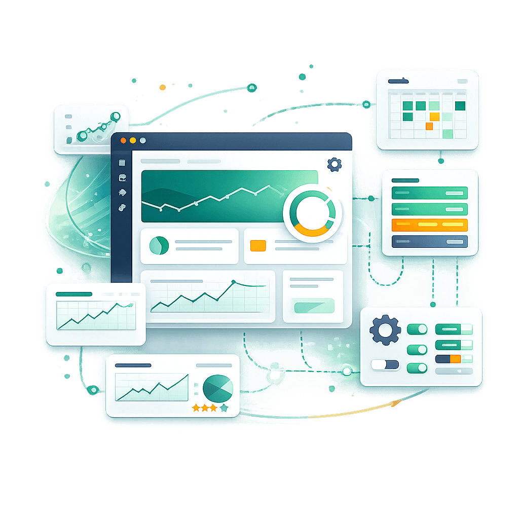 Web application service illustration