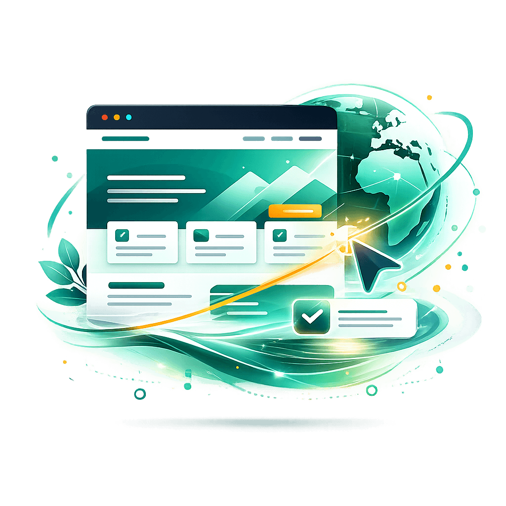 Website service illustration